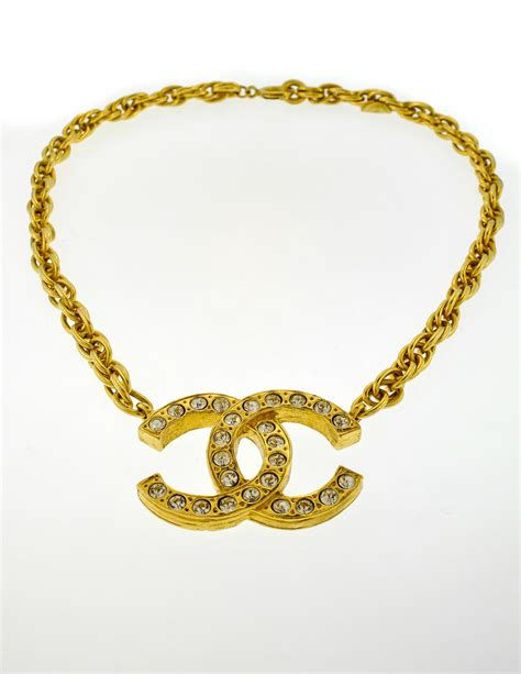 chanel necklace gold chain|chanel necklace online store.